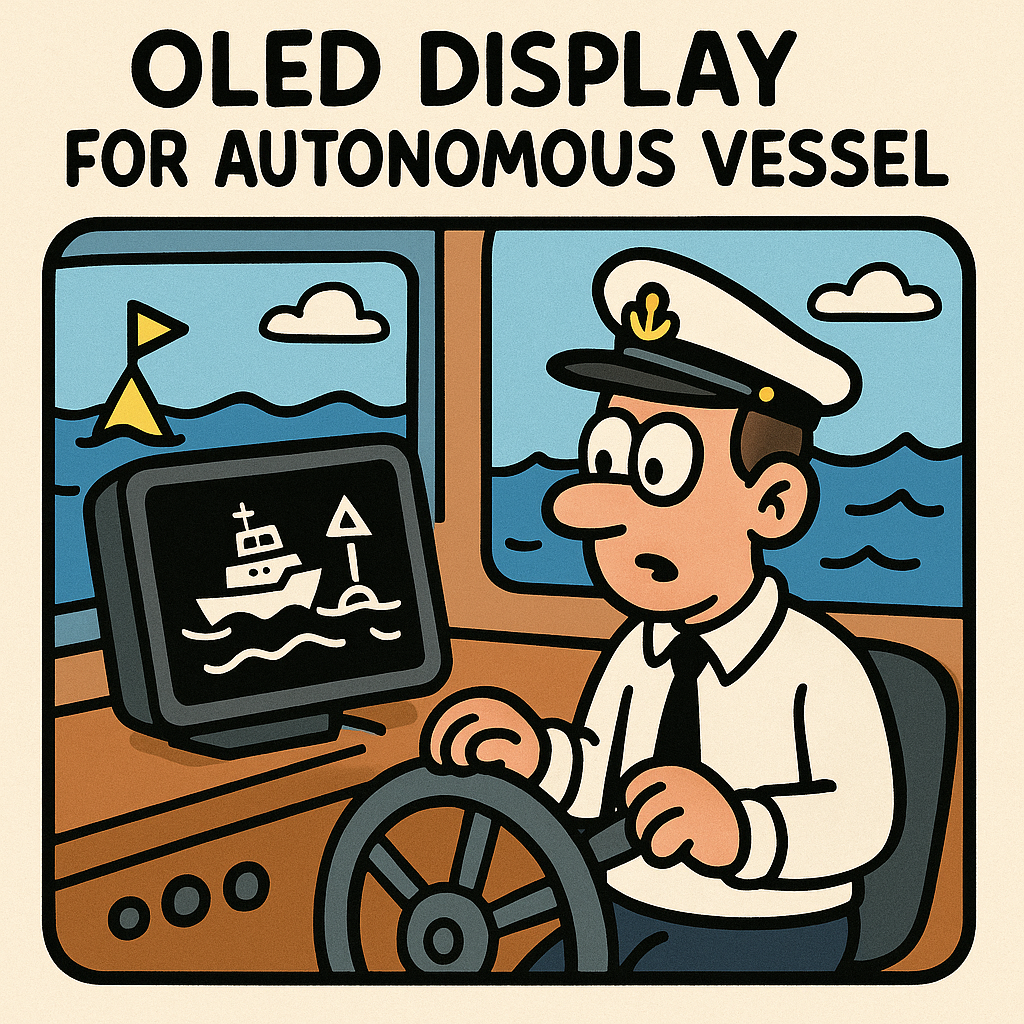 advancements in low latency high contrast oled displays for enhanced real time marine navigation in autonomous vessels