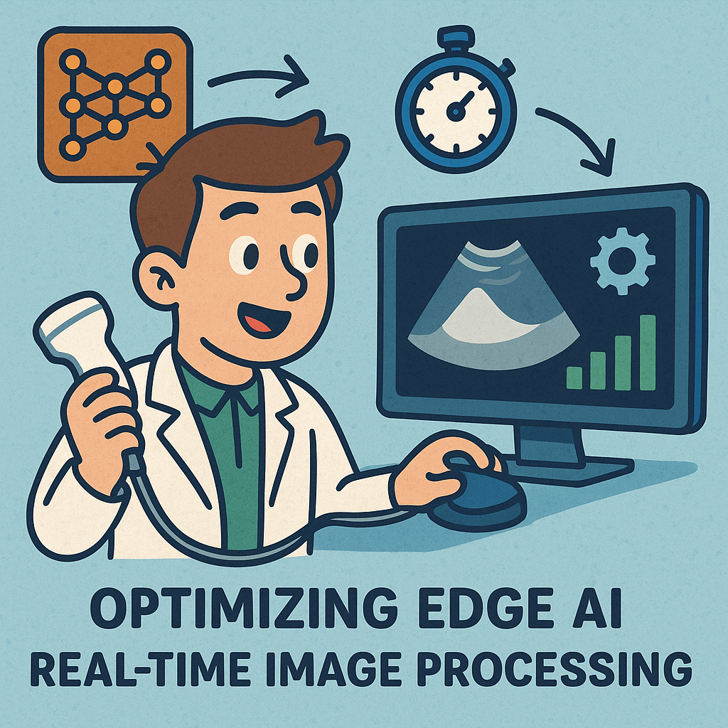 optimizing edge ai for real time image processing in handheld ultrasound devices