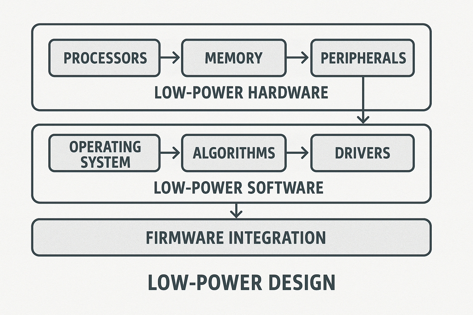 power management tips for battery powered embedded devices