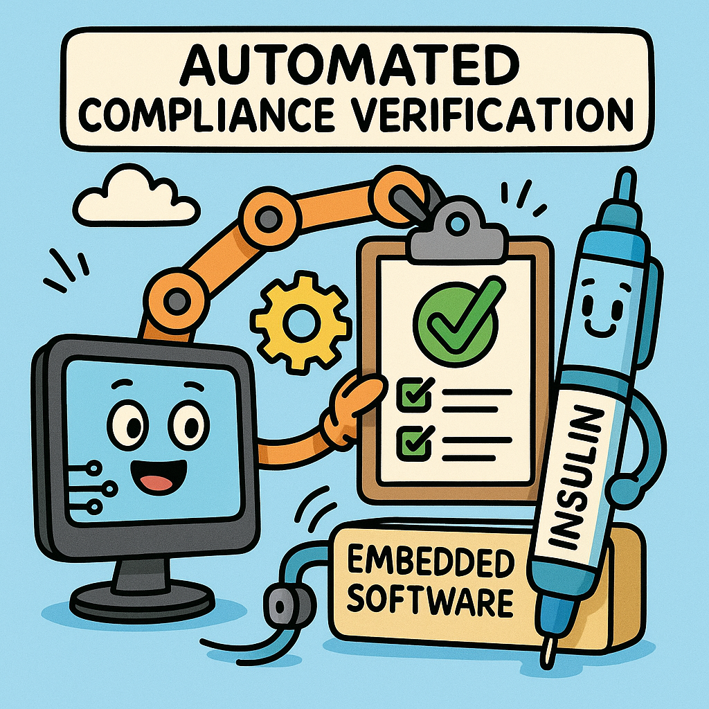 automated compliance verification tool for real time iec 62304 monitoring in insulin delivery software