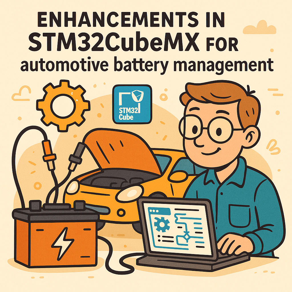 enhancements in stm32cubemx for efficient development of automotive battery management systems