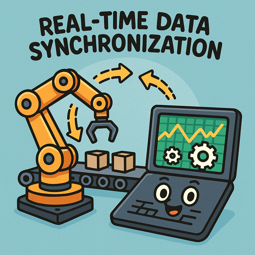 enhancing smart factory robotics with real time data synchronization in opc ua stacks