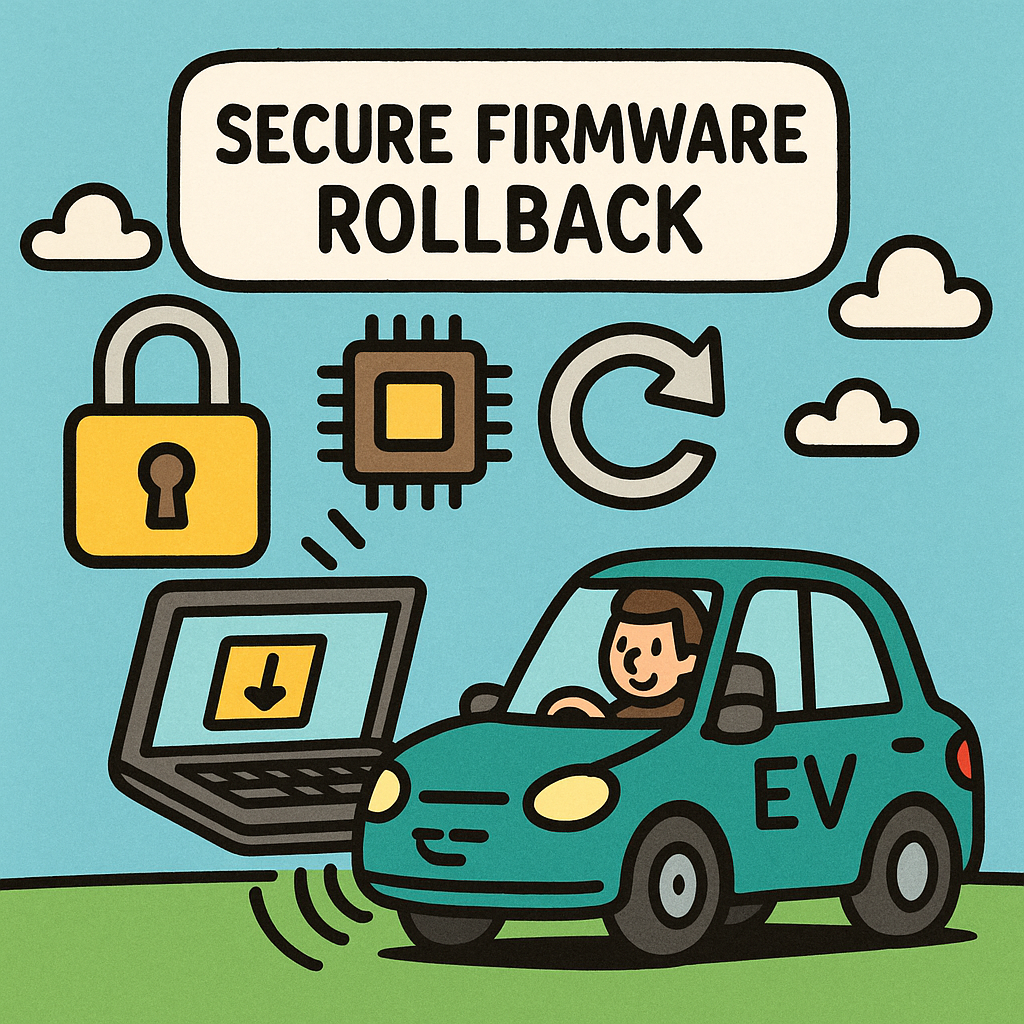 secure over the air firmware rollbacks for safety critical adas in electric vehicles to enhance cybersecurity