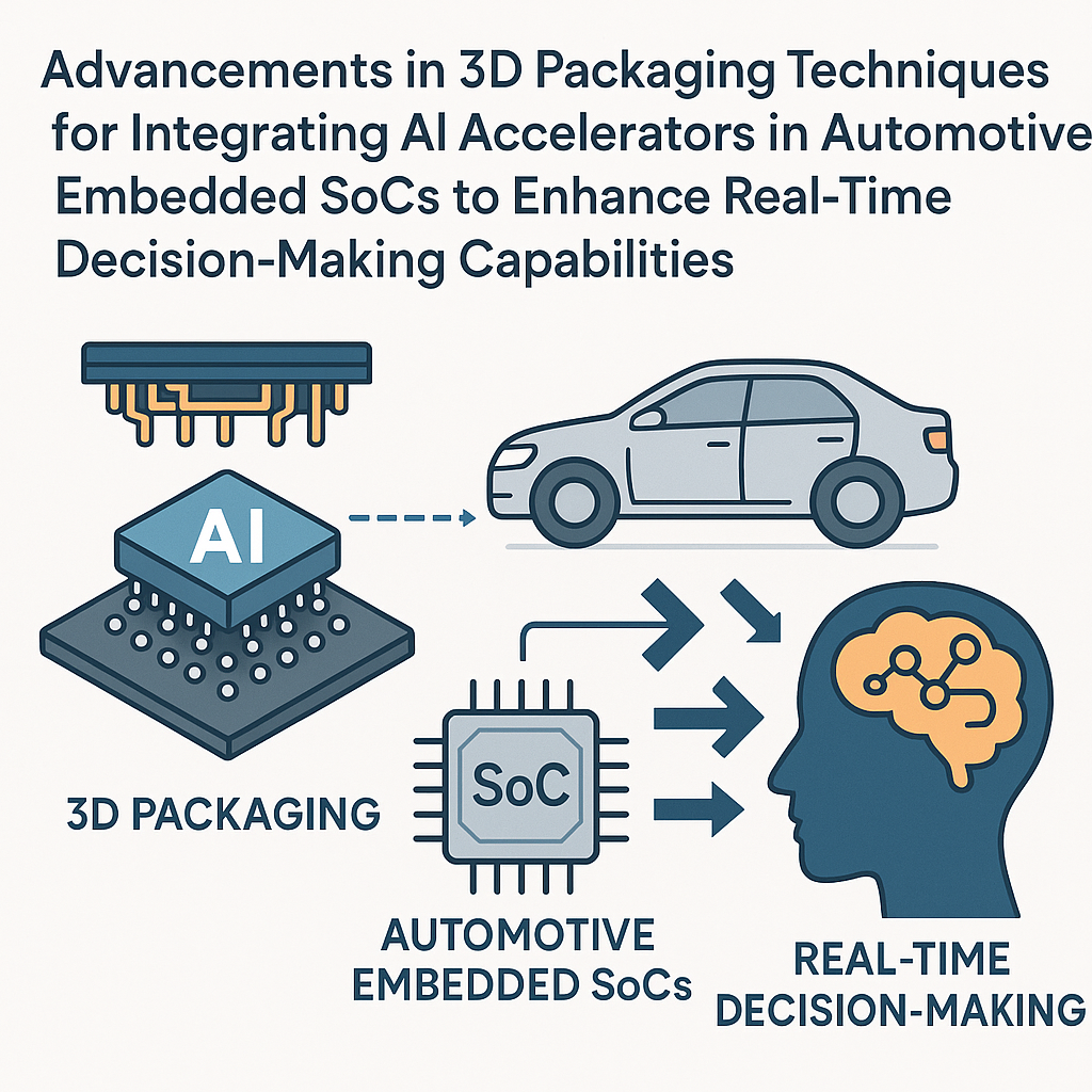 advancements in 3d packaging for ai accelerators in automotive socs