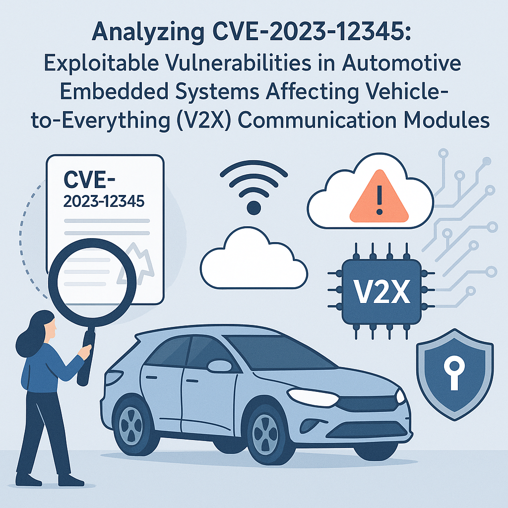 analyzing cve 2023 12345 vulnerabilities in v2x communication modules