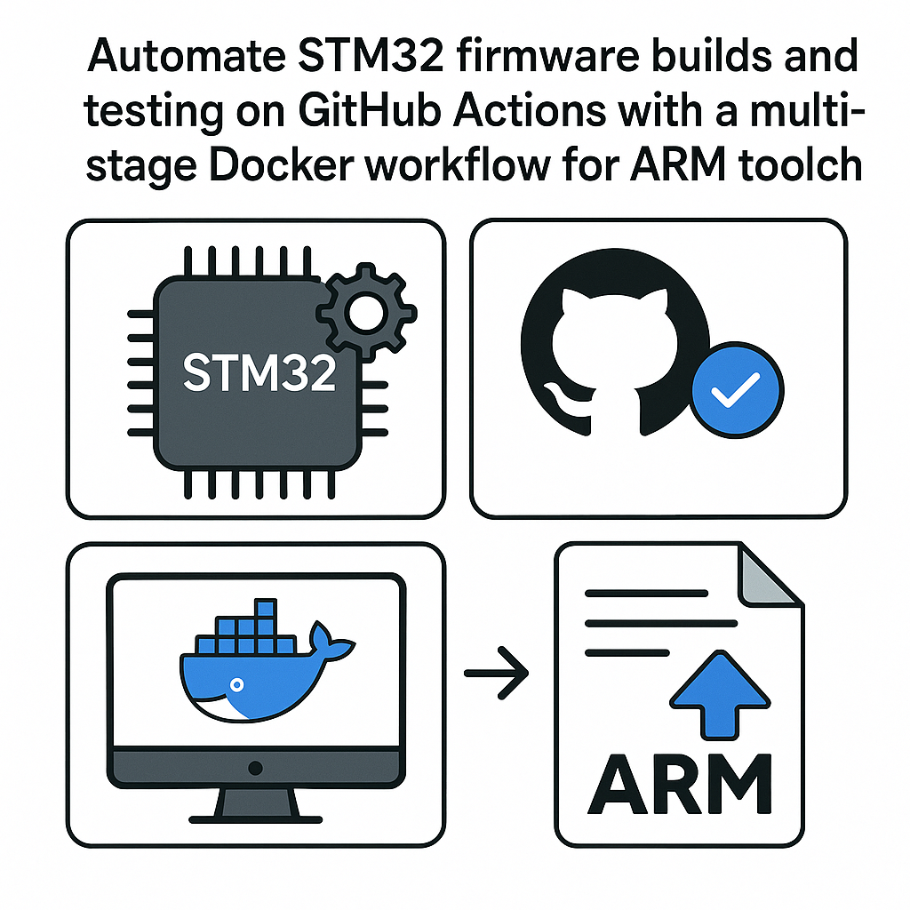 automate stm32 firmware builds with github actions and docker workflow