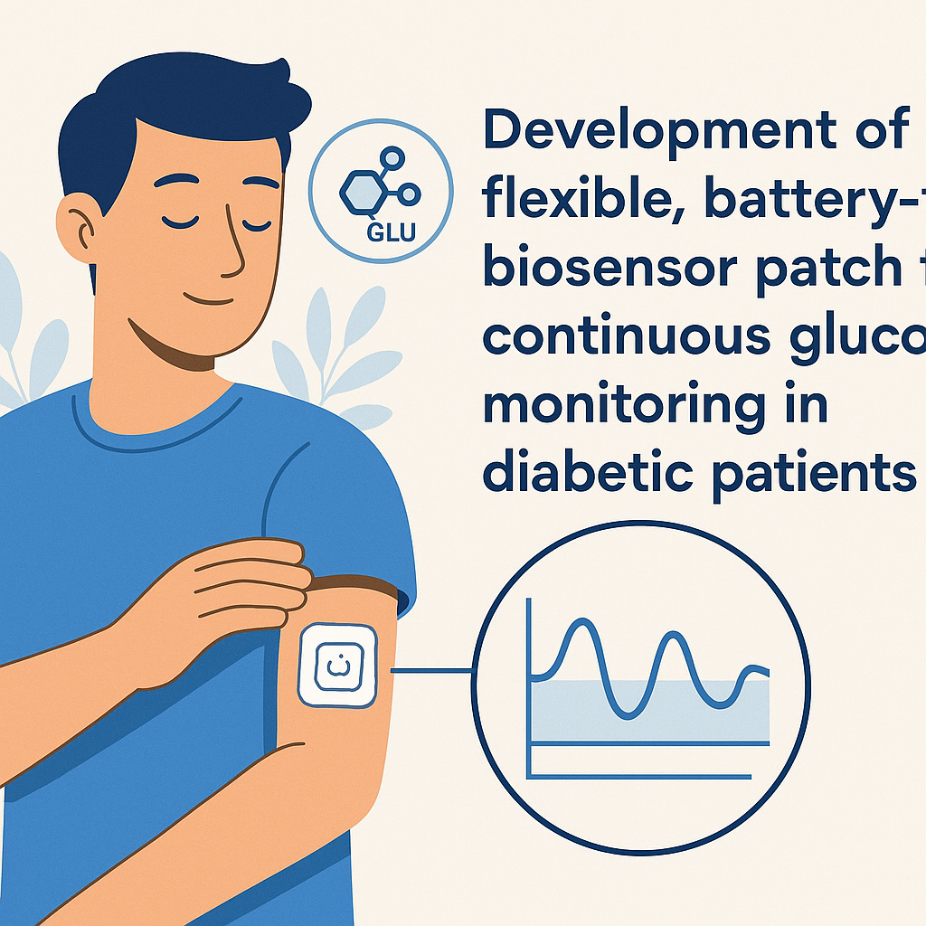 battery free biosensor patch for continuous glucose monitoring in diabetes