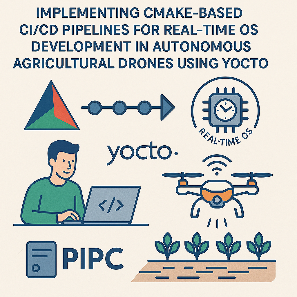 cmake based ci cd for real time os in autonomous agricultural drones