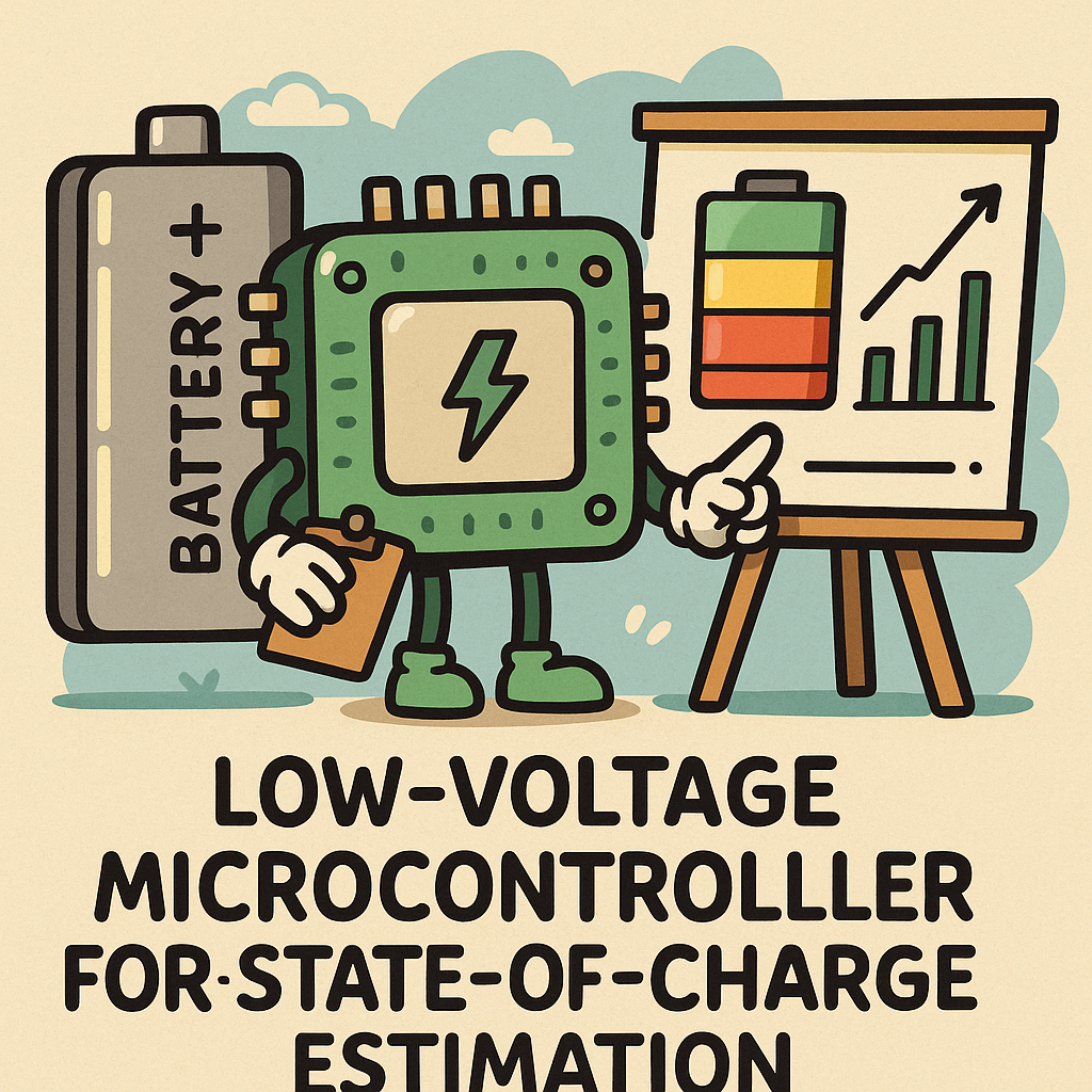 designing low voltage microcontrollers for real time state of charge estimation in solid state battery management systems