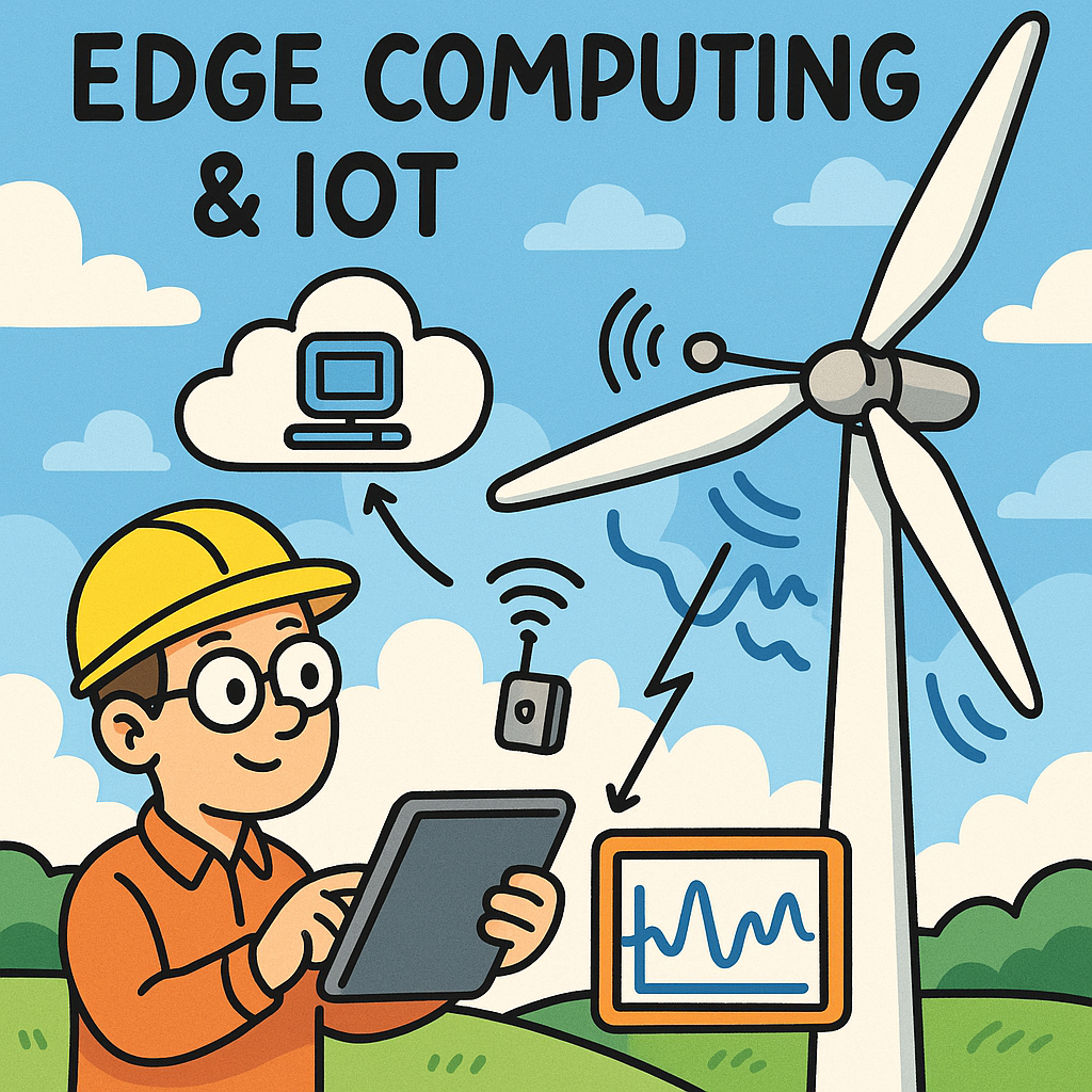 edge computing and iot sensors for real time vibration analysis in wind turbine blade monitoring