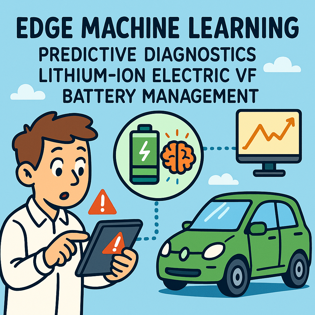 edge machine learning for real time lithium ion battery degradation diagnostics in electric vehicles