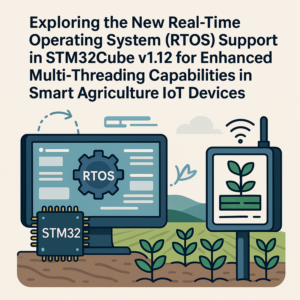enhanced multi threading in stm32cube v1 12 for smart agriculture iot