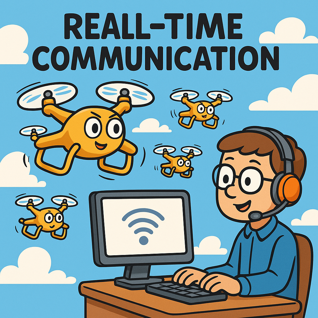 enhancing autonomous uav swarm operations with time sensitive networking protocols for real time communication