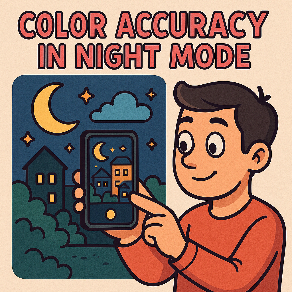 enhancing color accuracy in ai image signal processors for night mode smartphone photography