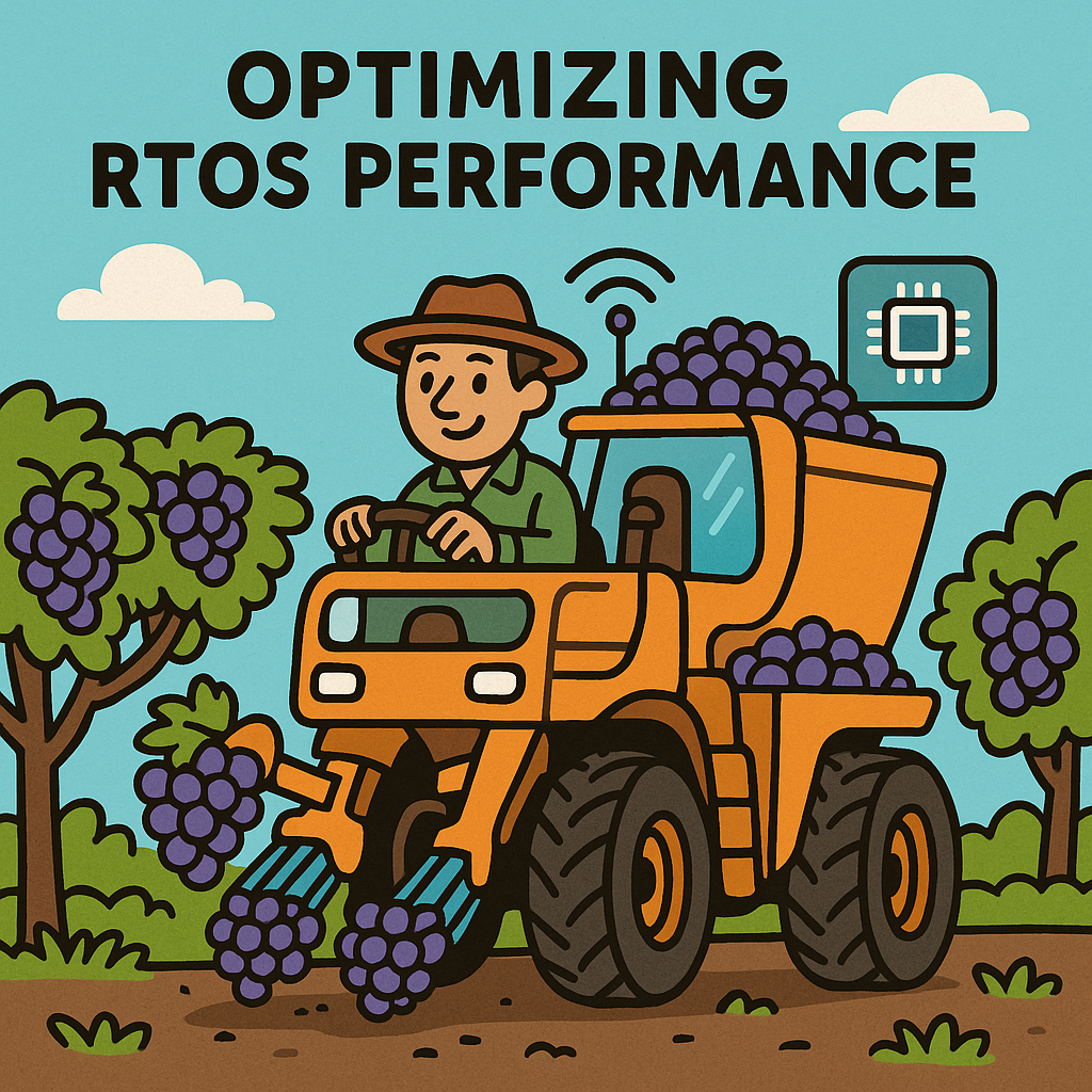 enhancing rtos performance for embedded control in autonomous vineyard harvesters