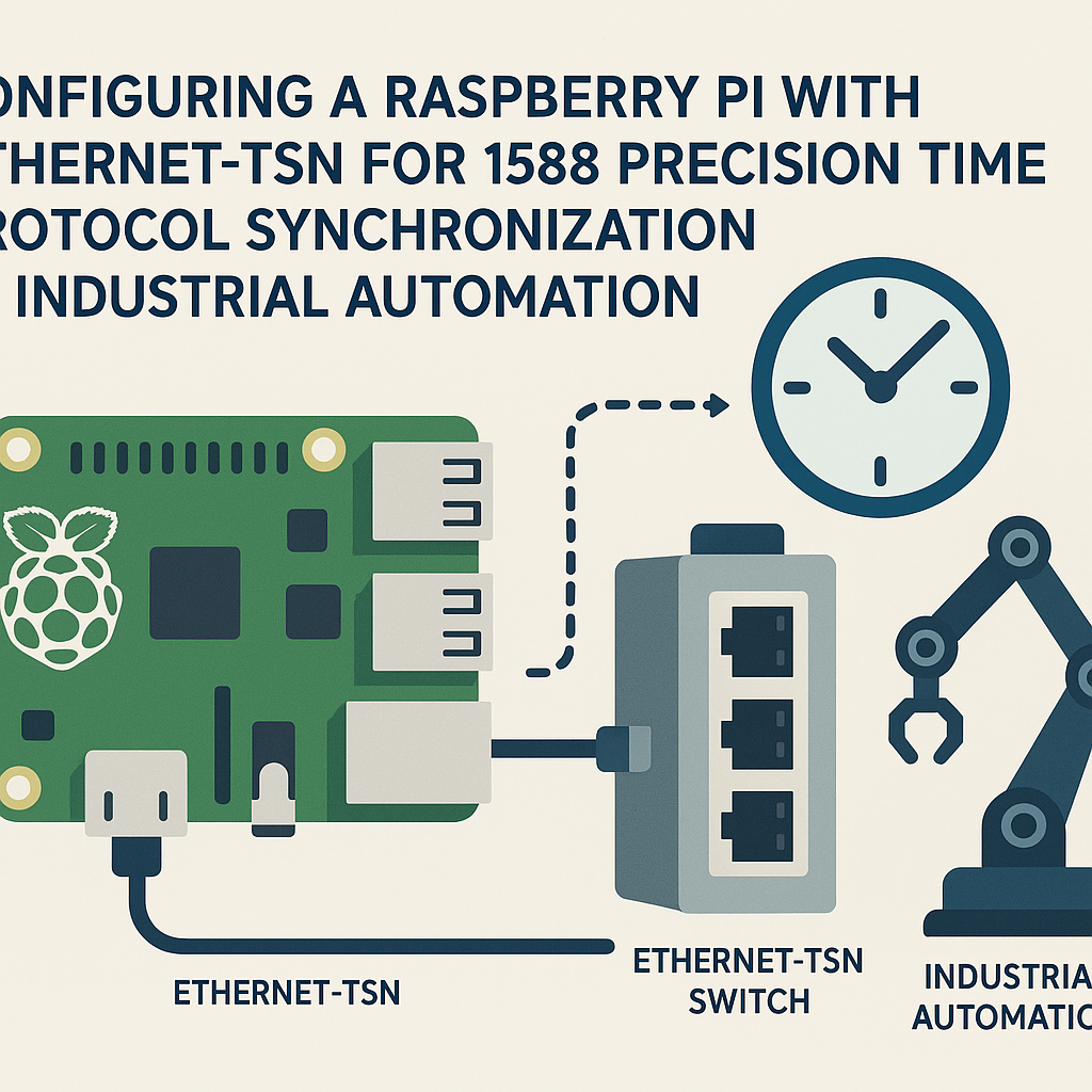 how to configure raspberry pi for ethernet tsn and ptp synchronization