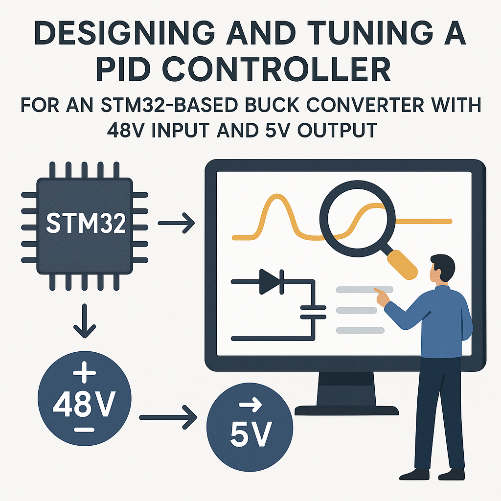 how to design and tune a pid controller for stm32 buck converter