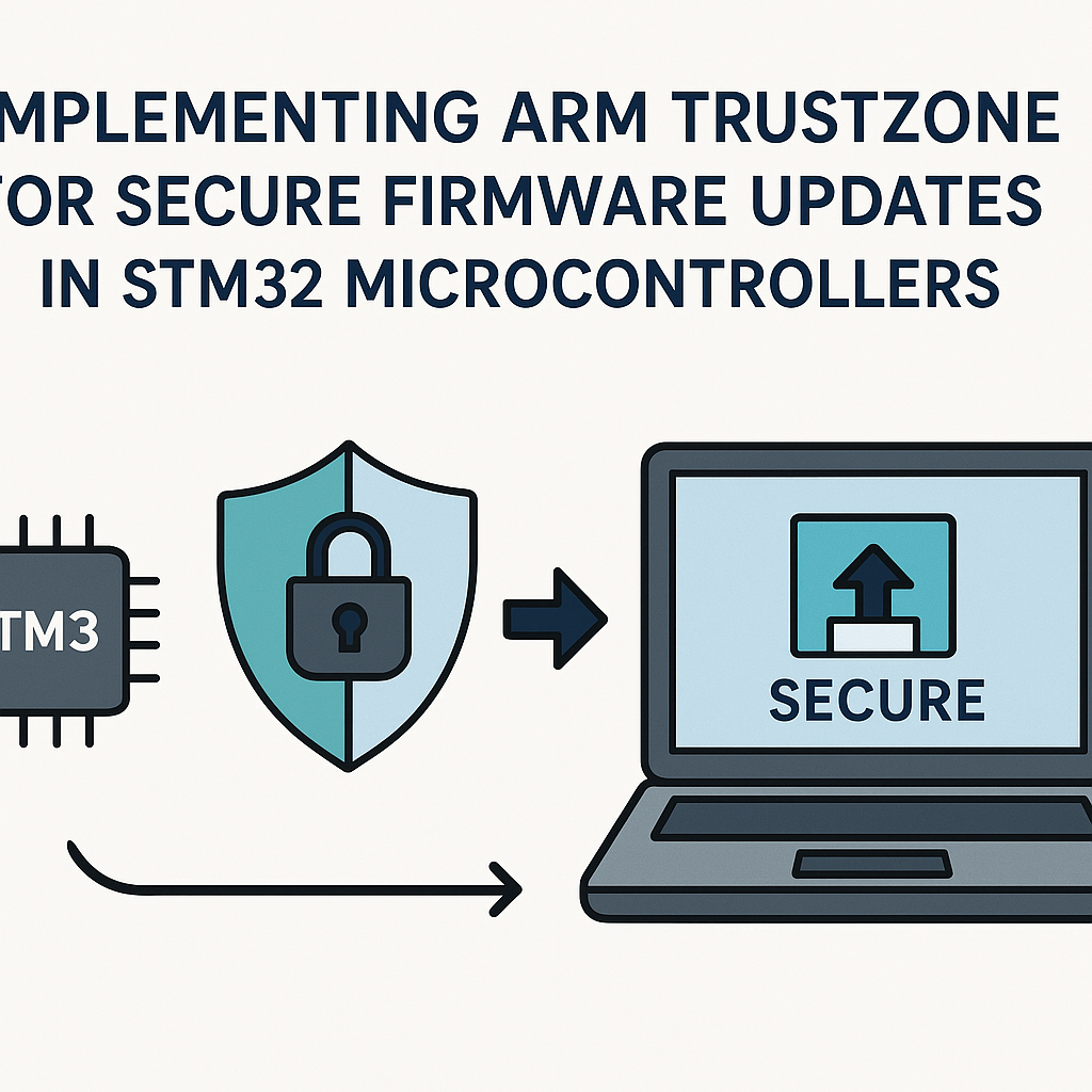 how to implement arm trustzone for secure firmware updates in stm32