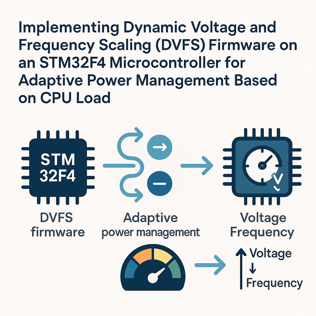 how to implement dvfs firmware on stm32f4 for adaptive power management