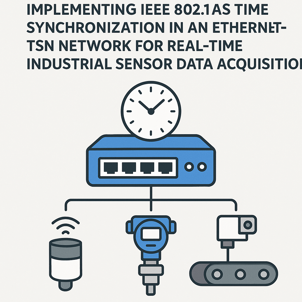 how to implement ieee 802 1as time synchronization in ethernet tsn networks