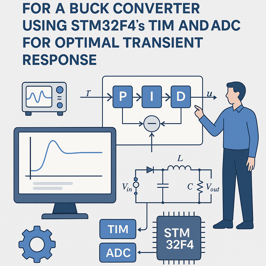 how to tune a digital pid controller for buck converter with stm32f4