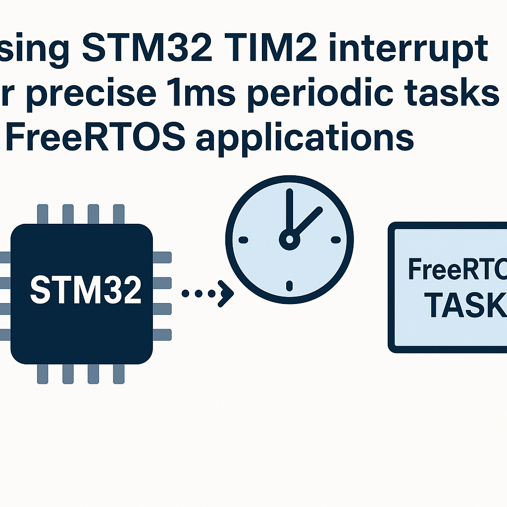how to use stm32 tim2 interrupt for 1ms tasks in freertos