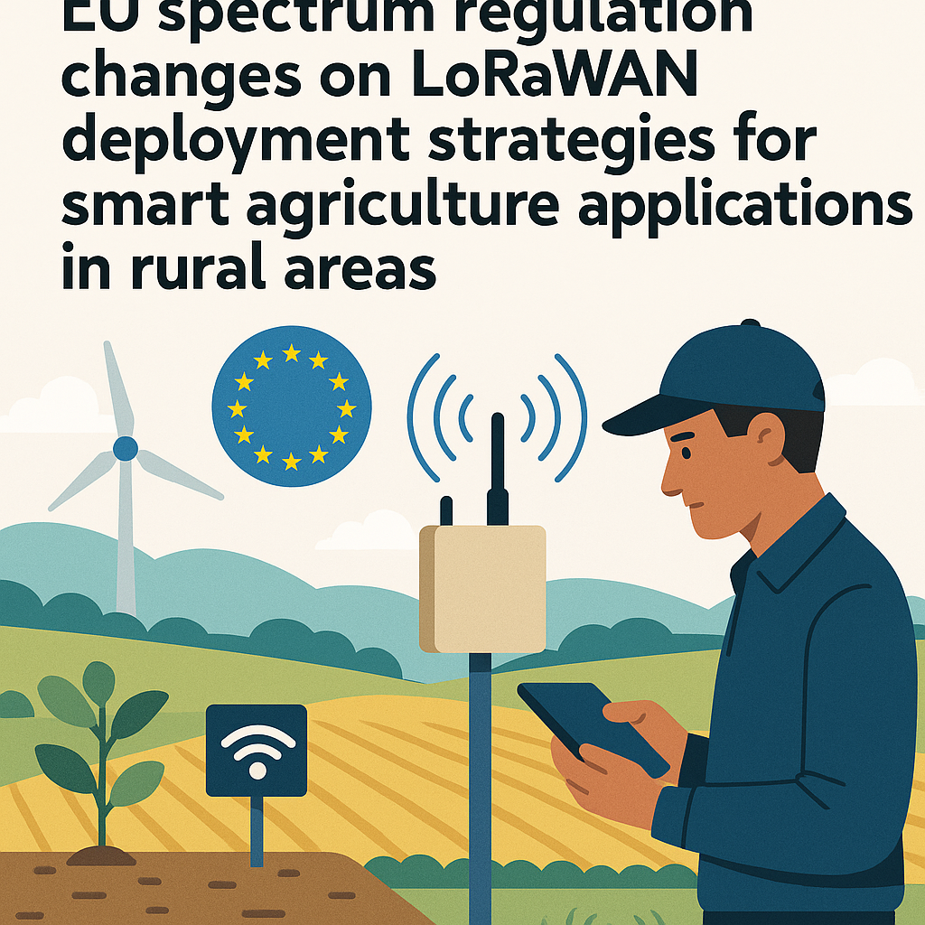 impact of eu spectrum regulation changes on lorawan in smart agriculture