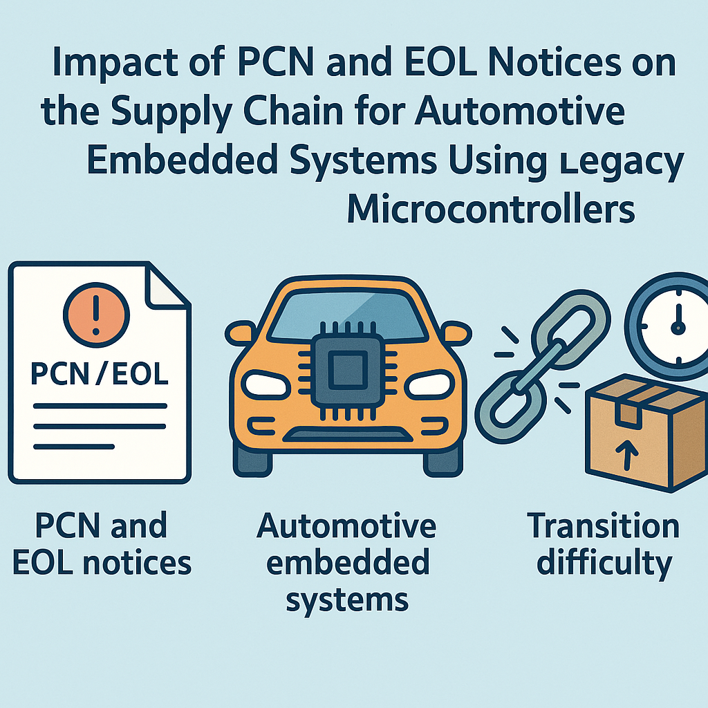 impact of pcn and eol notices on automotive embedded systems supply chain