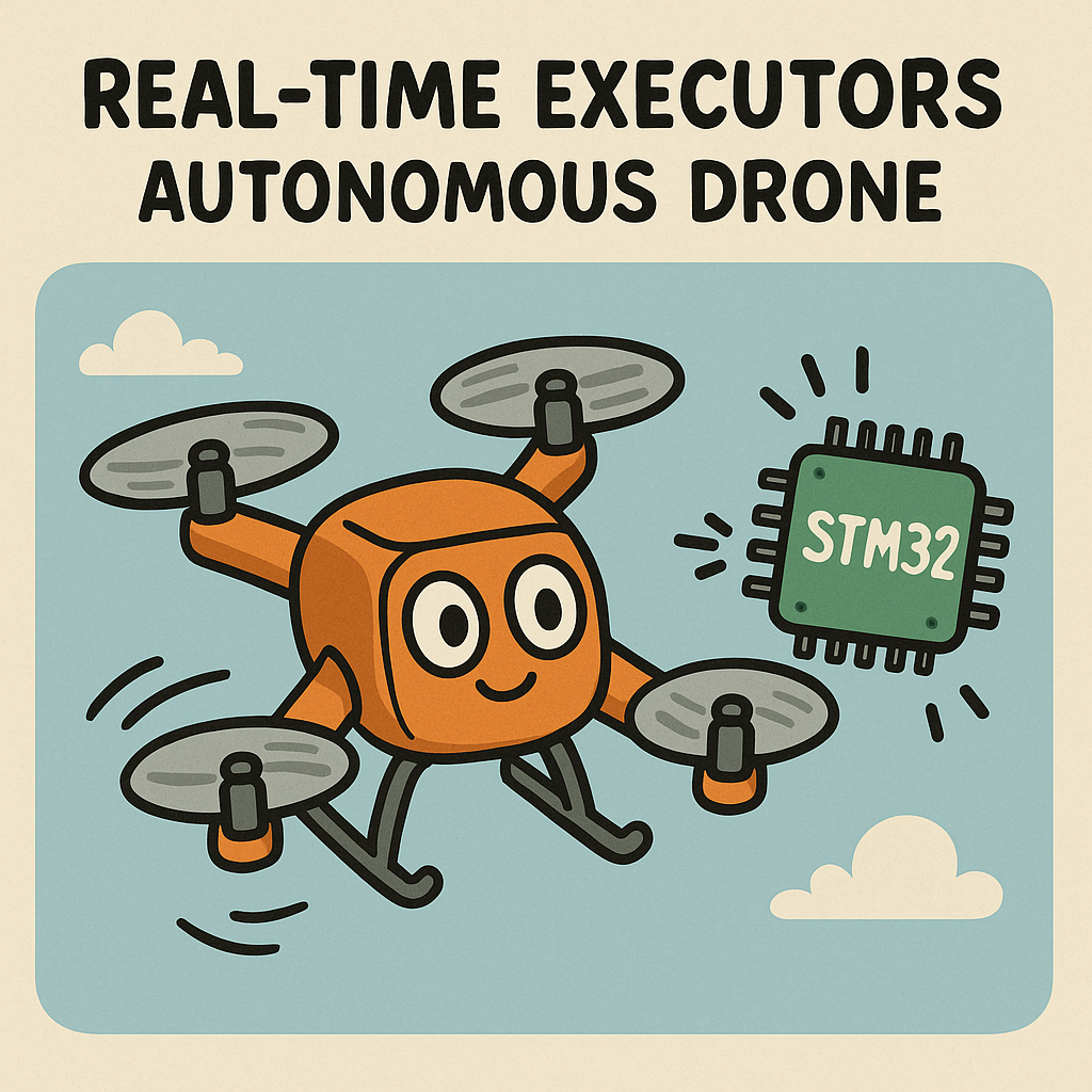 implementing real time executors for ros 2 on stm32 microcontrollers in autonomous drone navigation