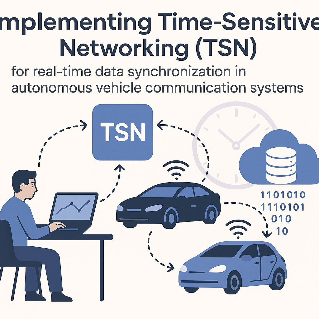 implementing time sensitive networking for real time autonomous vehicle communication