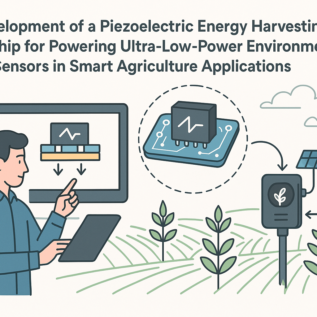 innovative piezoelectric chip for ultra low power smart agriculture sensors