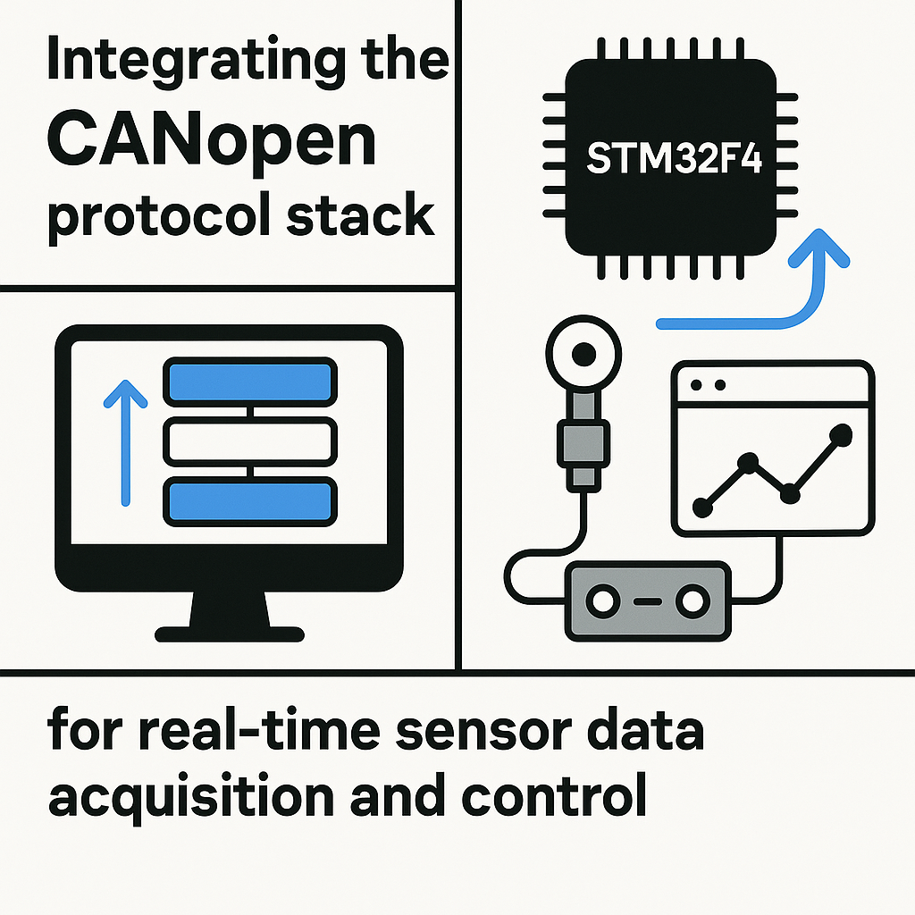 integrate canopen with stm32f4 for real time sensor data control