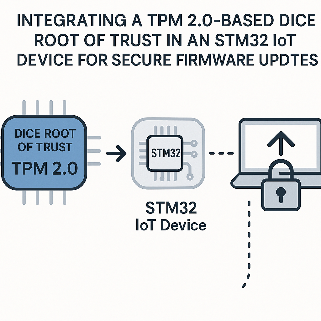 integrate tpm 2 0 dice root of trust in stm32 for secure firmware updates