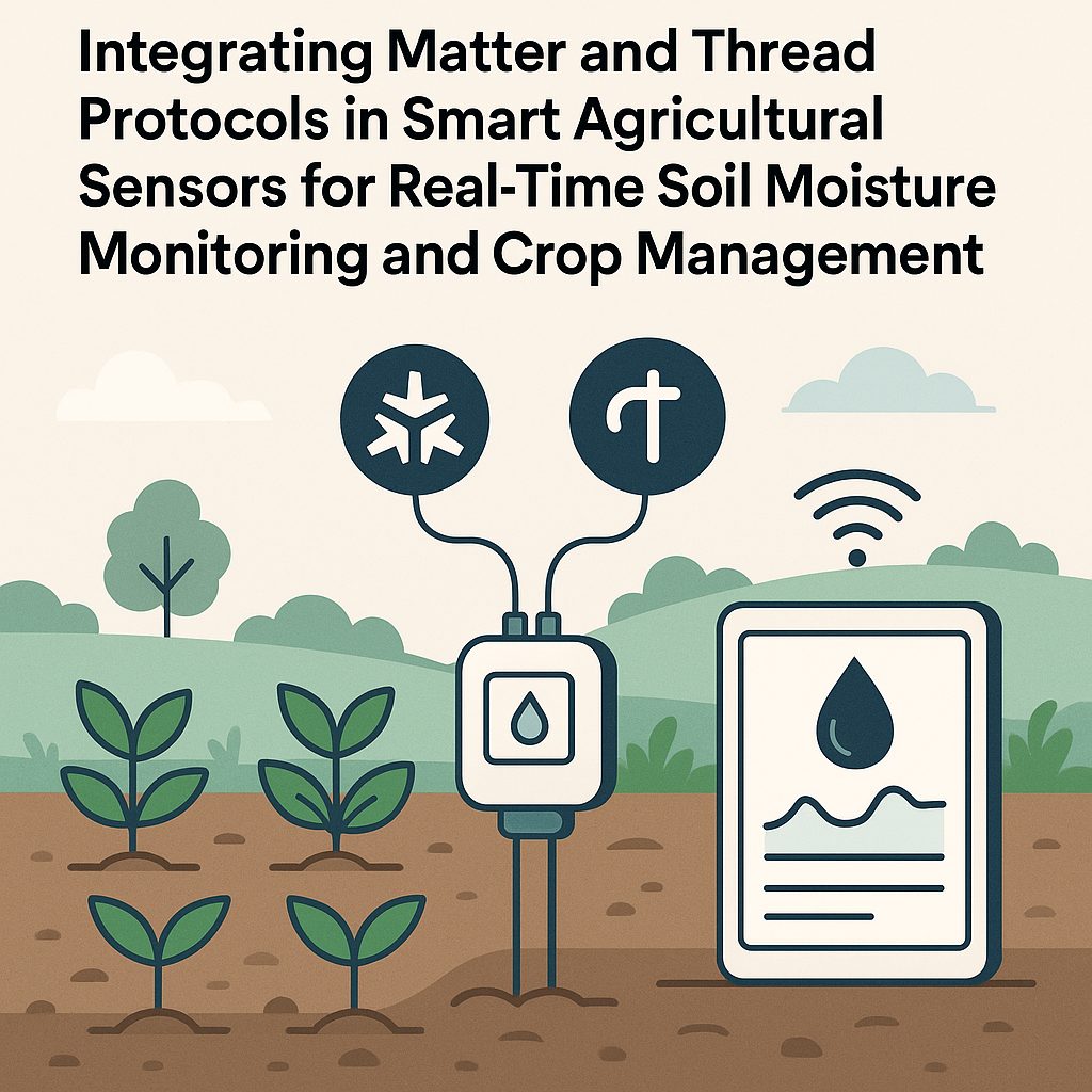 integrating matter and thread for smart agricultural soil moisture sensors