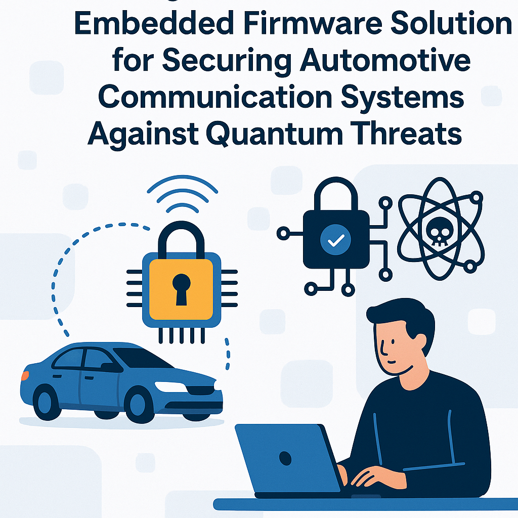 low latency embedded firmware for securing automotive systems against quantum threats