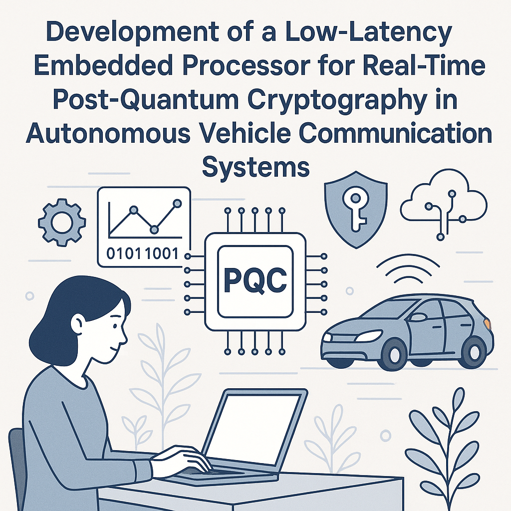 low latency embedded processors for real time post quantum cryptography