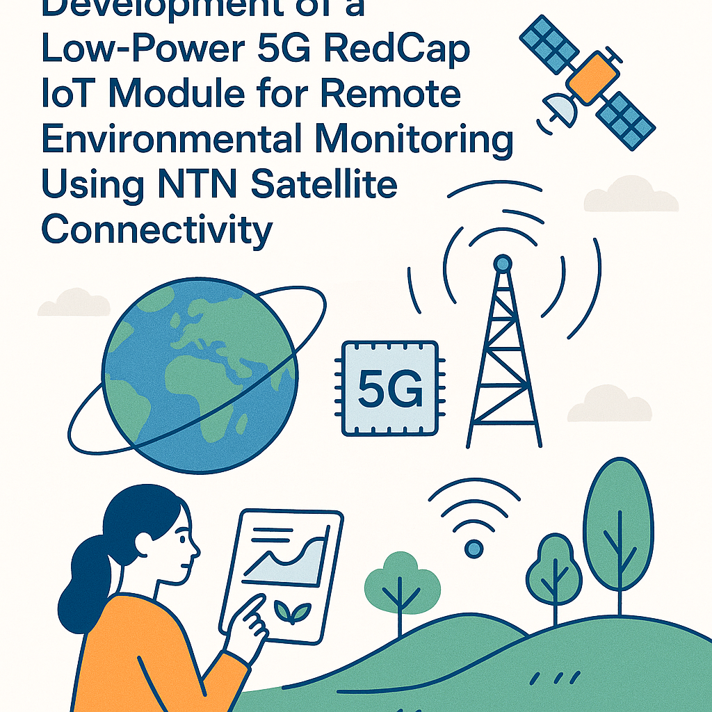 low power 5g redcap iot module for remote environmental monitoring with ntn
