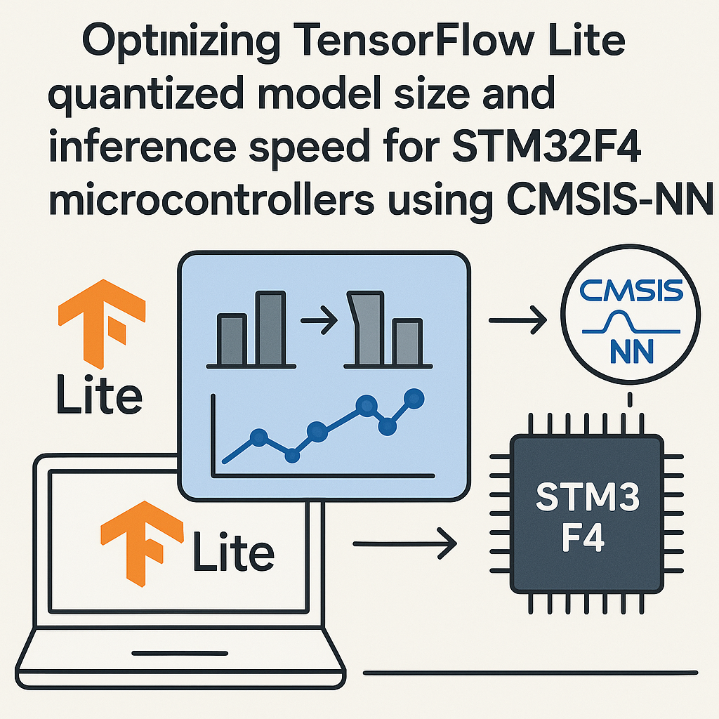 optimize tensorflow lite models for stm32f4 with cmsis nn techniques