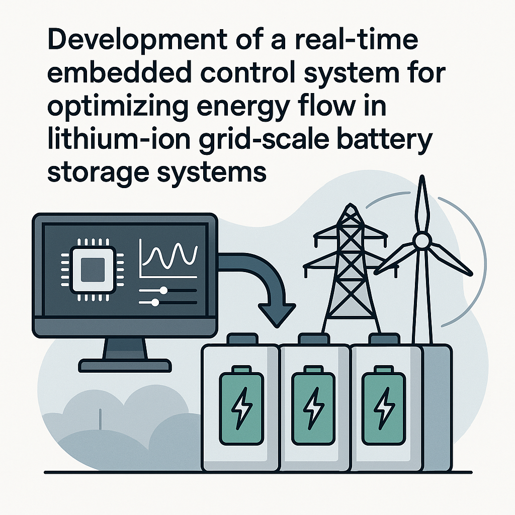 optimizing energy flow in lithium ion battery storage with real time control systems