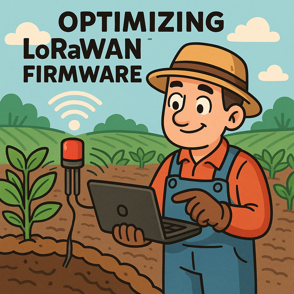 optimizing lorawan firmware for enhanced soil moisture sensors in precision agriculture
