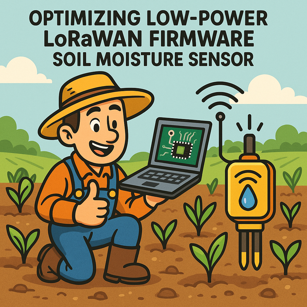 optimizing lorawan firmware for soil moisture sensors in precision agriculture