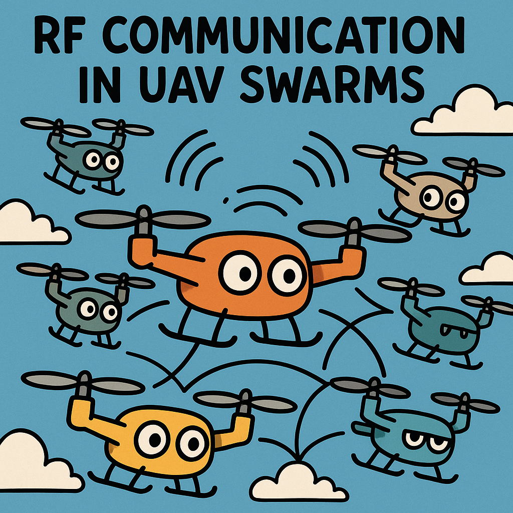 optimizing rf communication protocols for enhanced real time coordination in large scale uav swarm operations