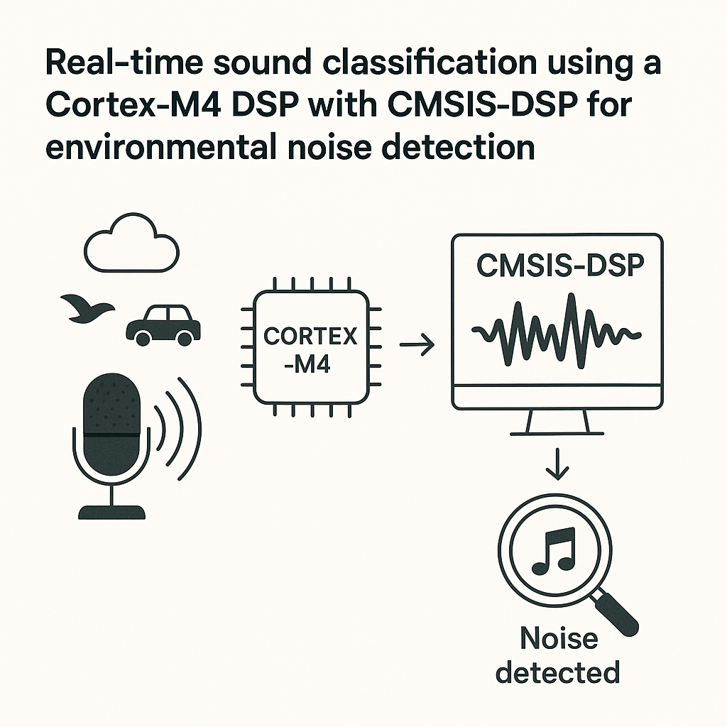 real time environmental noise detection with cortex m4 dsp and cmsis dsp