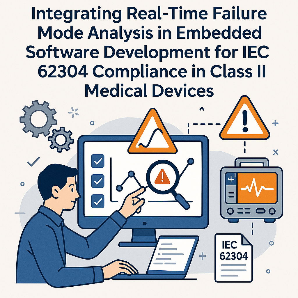 real time failure mode analysis for iec 62304 compliance in class ii devices