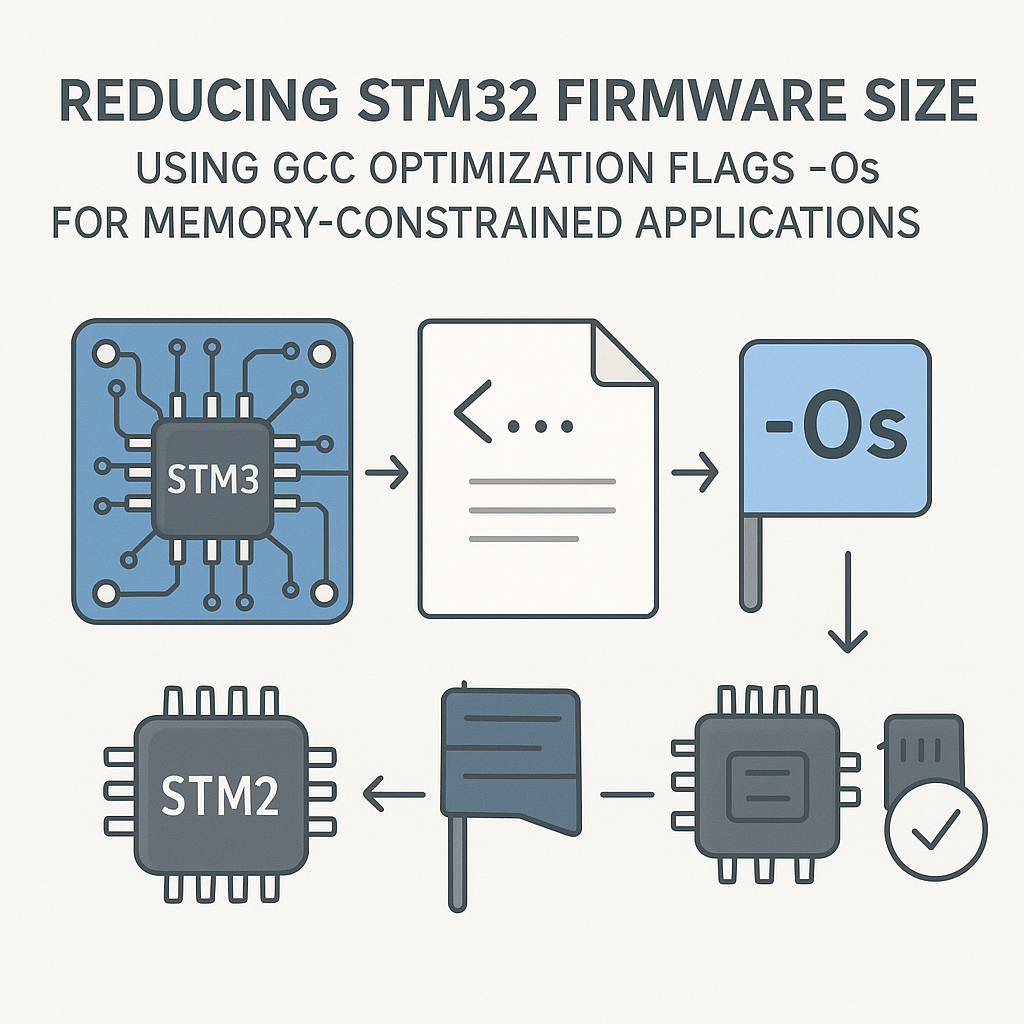 reduce stm32 firmware size using gcc os optimization for memory constraints