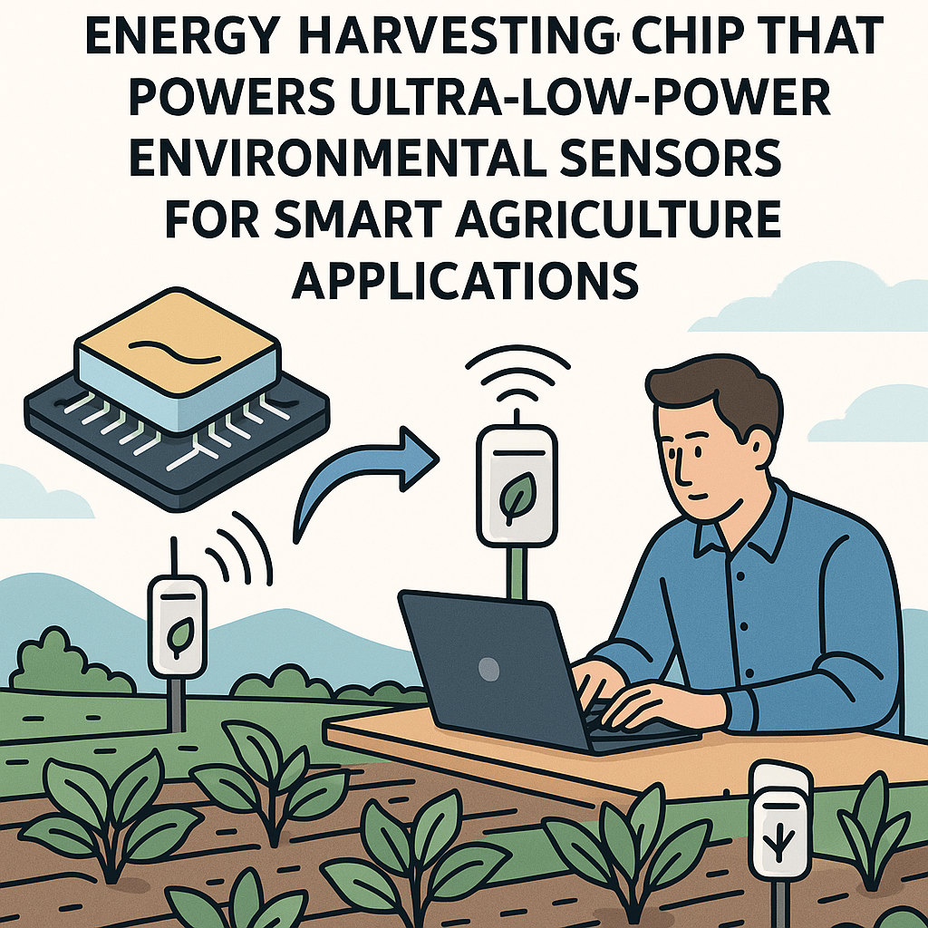 revolutionizing smart agriculture with piezoelectric energy harvesting chips