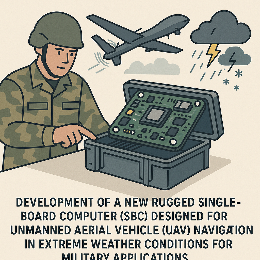 rugged single board computer for uav navigation in extreme military conditions