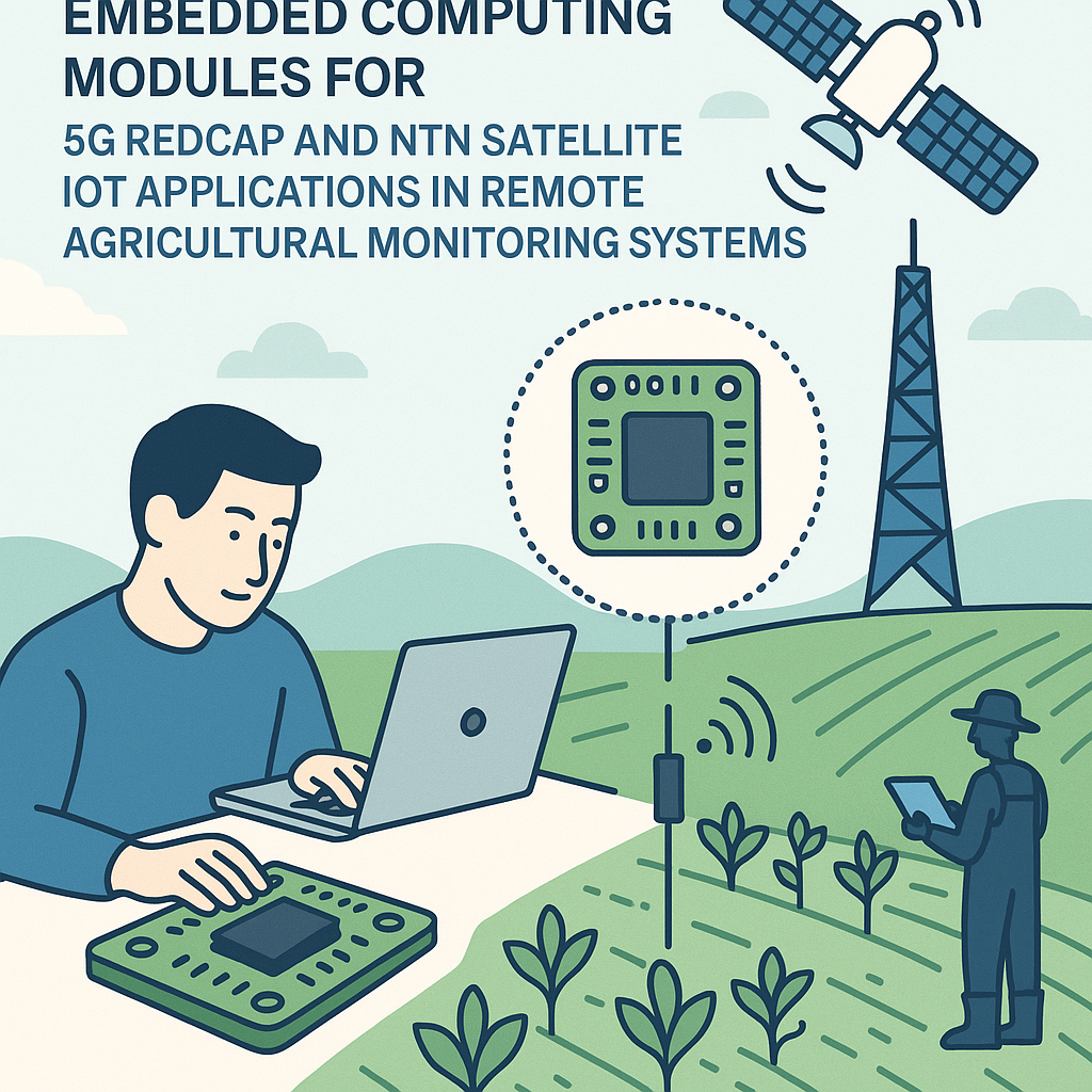 ultra low power embedded modules for 5g redcap in remote agriculture iot