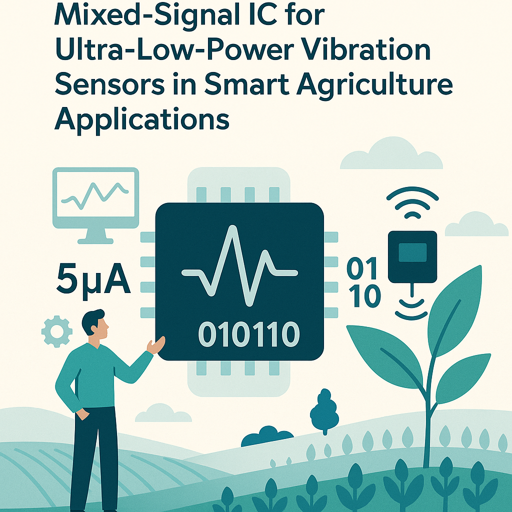 ultra low power mixed signal ic for smart agriculture vibration sensors